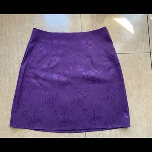 Lovely purple mini skirt